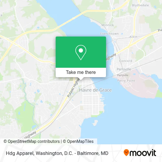 Hdg Apparel map