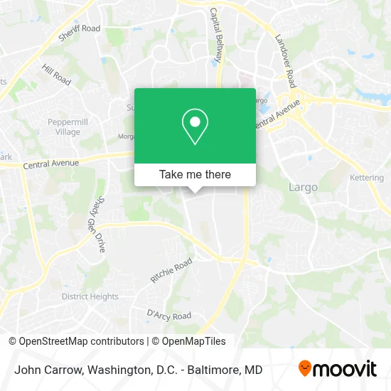 John Carrow map