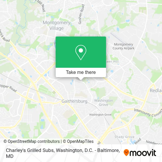 Charley's Grilled Subs map