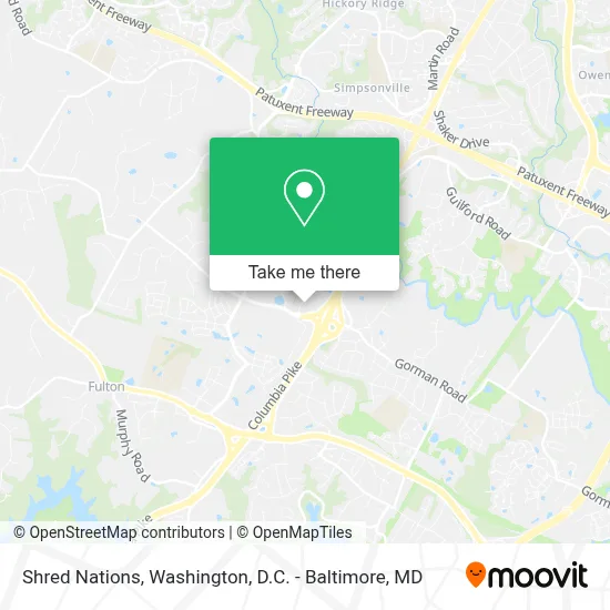 Shred Nations map