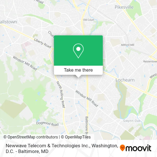 Newwave Telecom & Technologies Inc. map