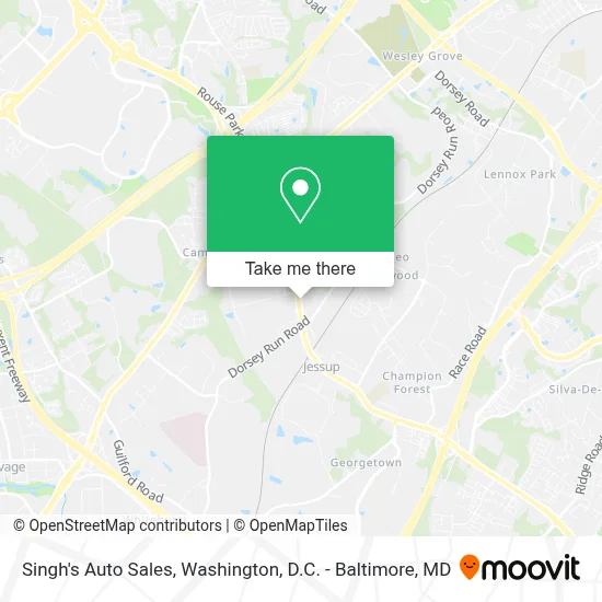 Singh's Auto Sales map