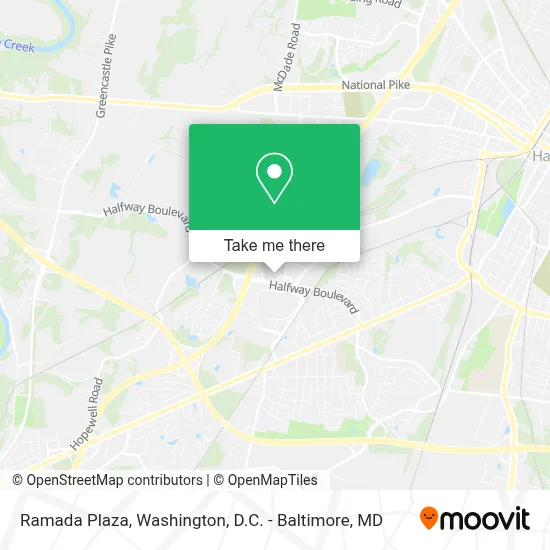 Ramada Plaza map