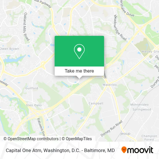 Capital One Atm map