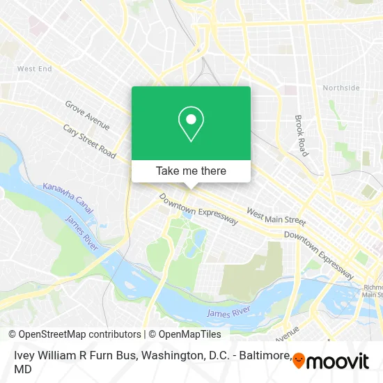 Ivey William R Furn Bus map