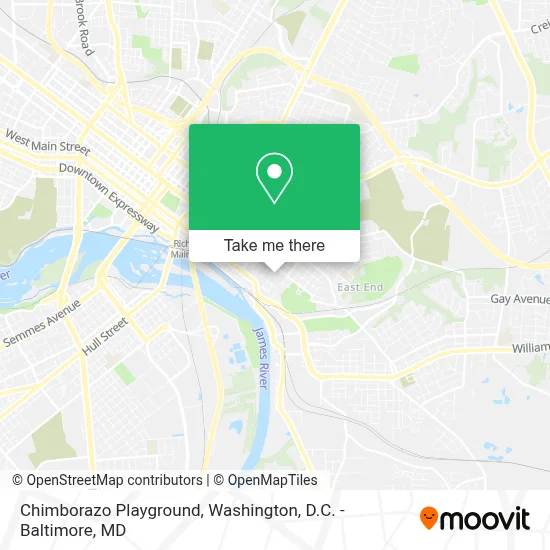 Chimborazo Playground map