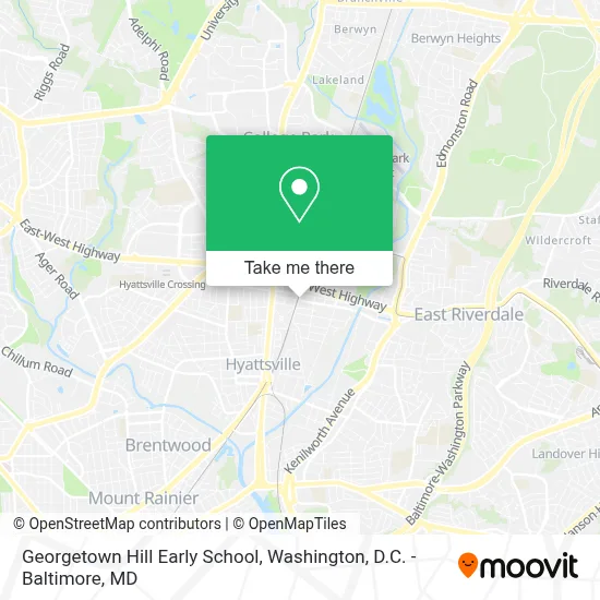 Georgetown Hill Early School map