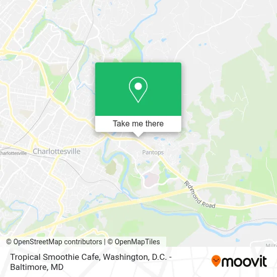 Tropical Smoothie Cafe map