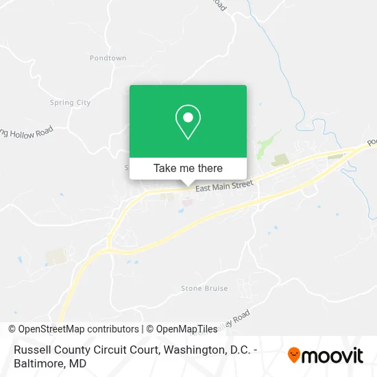 Russell County Circuit Court map