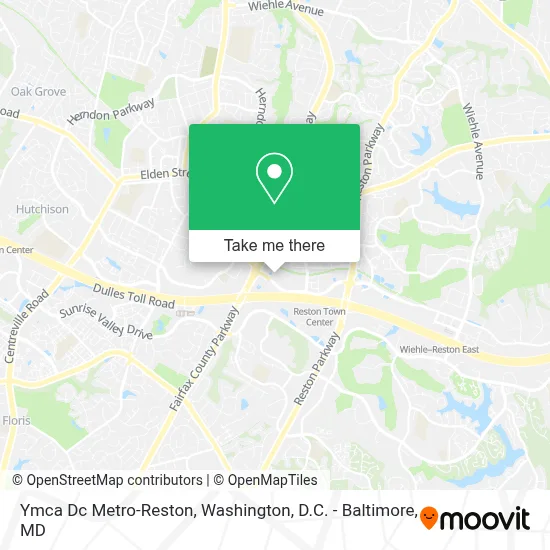 Ymca Dc Metro-Reston map