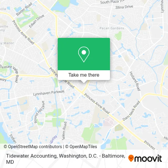 Tidewater Accounting map