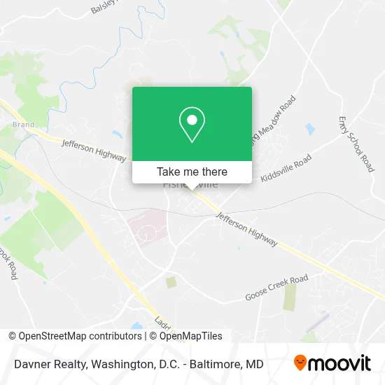 Davner Realty map