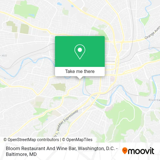 Bloom Restaurant And Wine Bar map