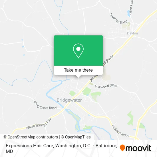 Expressions Hair Care map