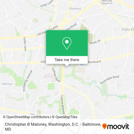 Christopher B Maloney map