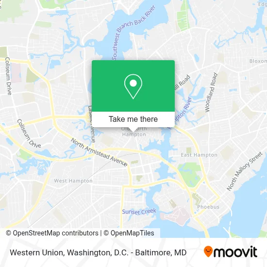 Western Union map