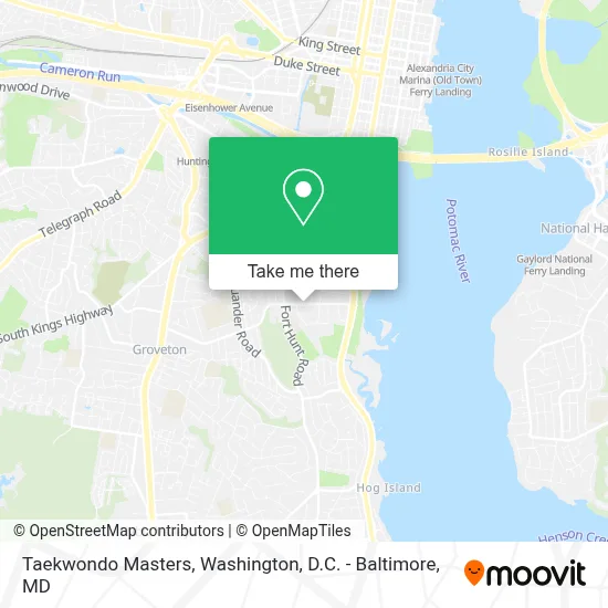 Taekwondo Masters map