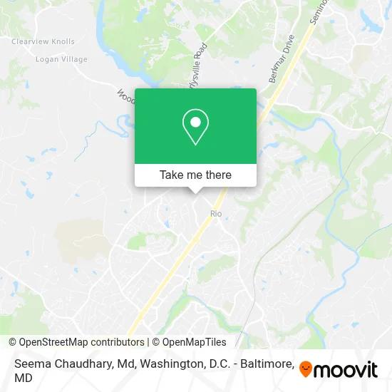 Seema Chaudhary, Md map