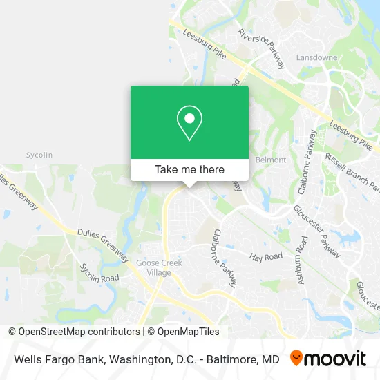 Wells Fargo Bank map