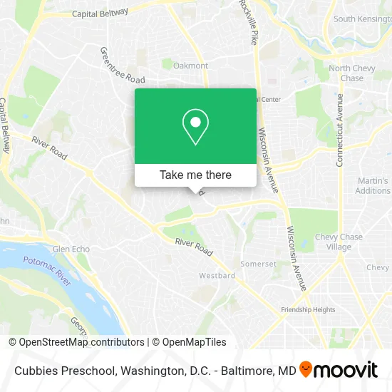 Cubbies Preschool map