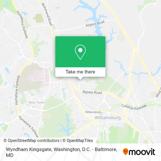 Wyndham Kingsgate map
