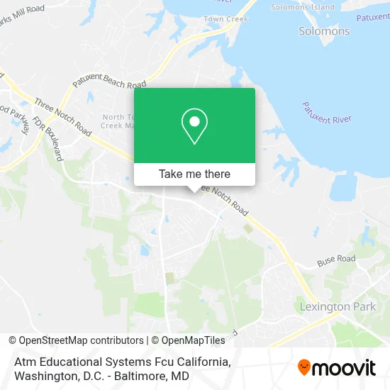 Atm Educational Systems Fcu California map