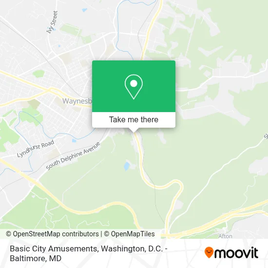 Basic City Amusements map