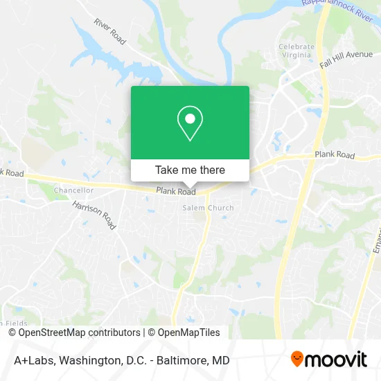A+Labs map