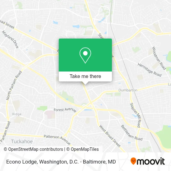 Econo Lodge map