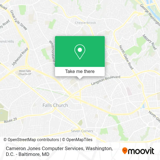Cameron Jones Computer Services map