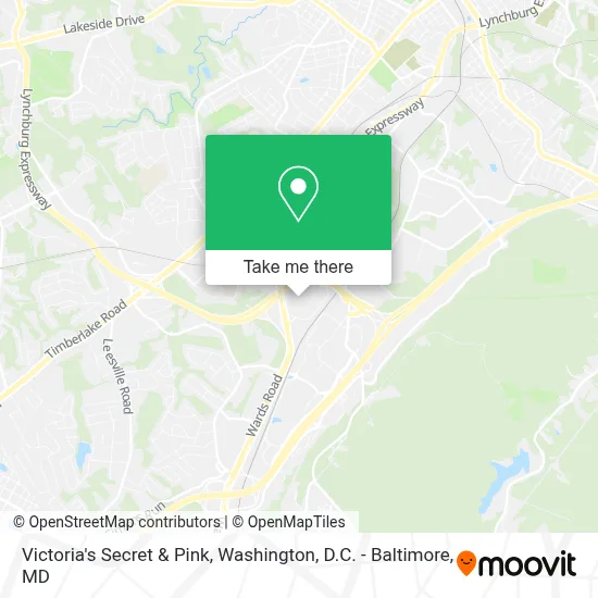 Victoria's Secret & Pink map