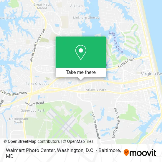 Walmart Photo Center map
