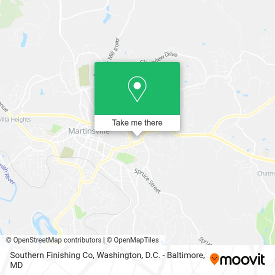 Southern Finishing Co map