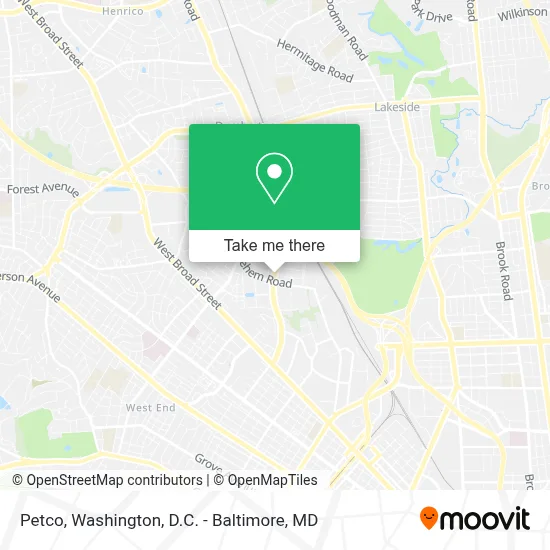 Petco map