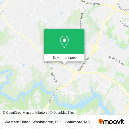 Western Union map