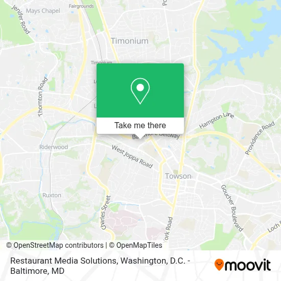 Restaurant Media Solutions map