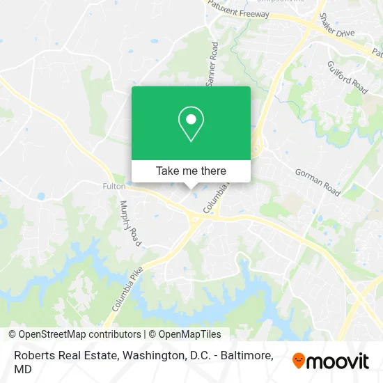 Roberts Real Estate map