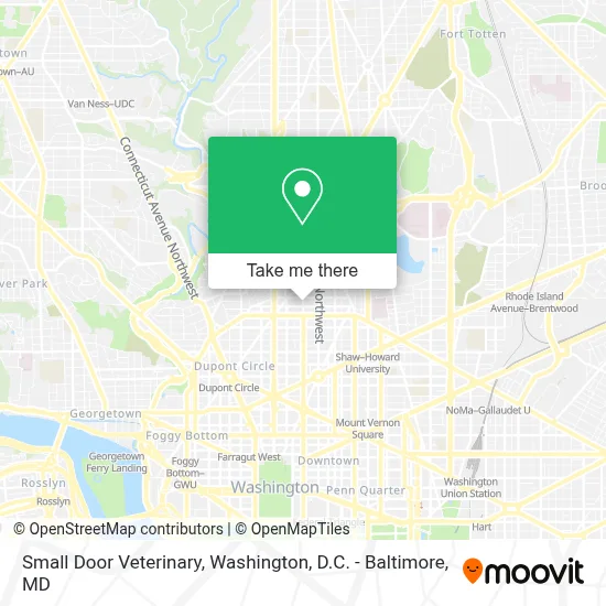 Small Door Veterinary map