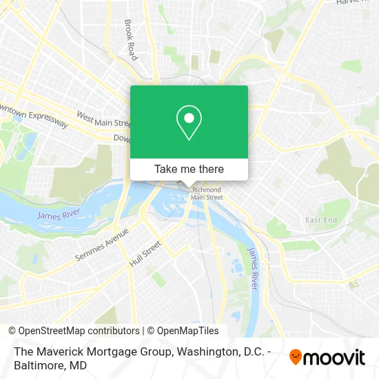 The Maverick Mortgage Group map