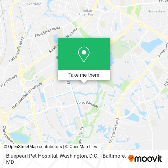 Bluepearl Pet Hospital map