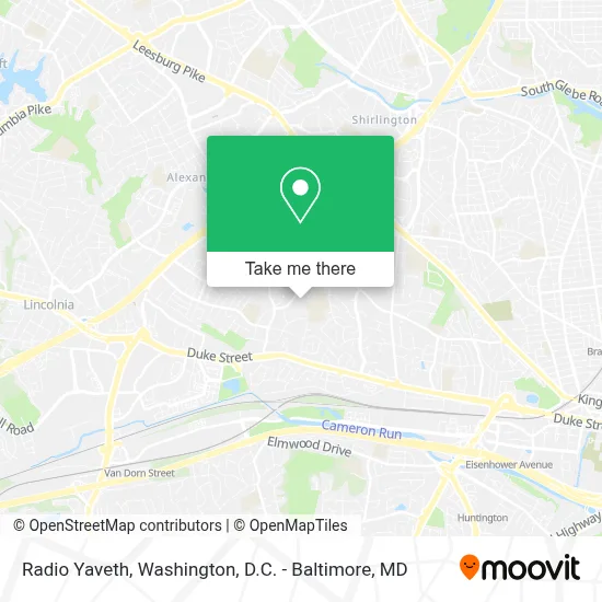 Radio Yaveth map