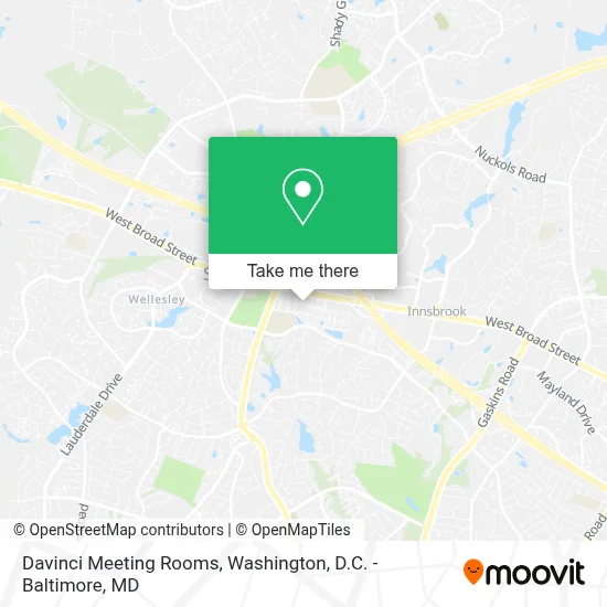 Davinci Meeting Rooms map