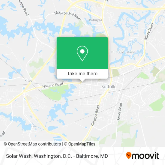 Solar Wash map