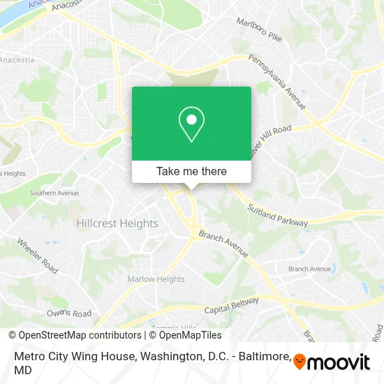 Metro City Wing House map
