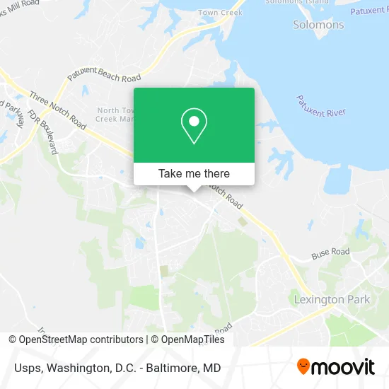 Usps map