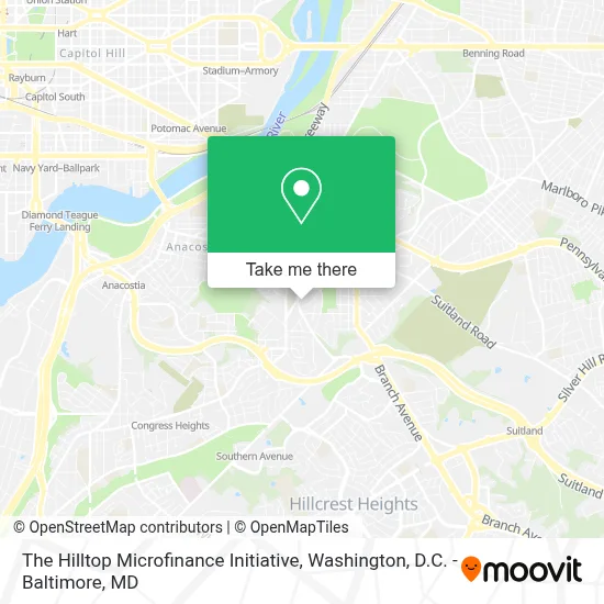 The Hilltop Microfinance Initiative map