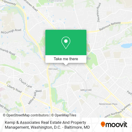 Kemp & Associates Real Estate And Property Management map