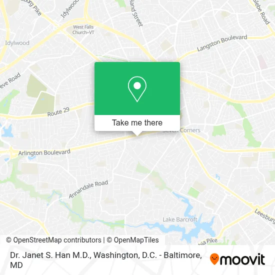 Dr. Janet S. Han M.D. map