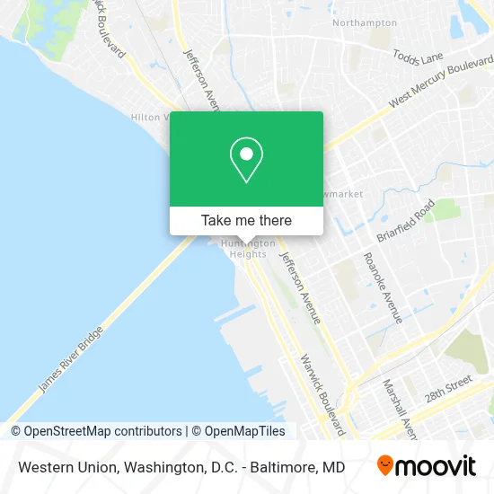 Western Union map