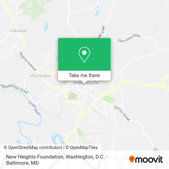 New Heights Foundation map